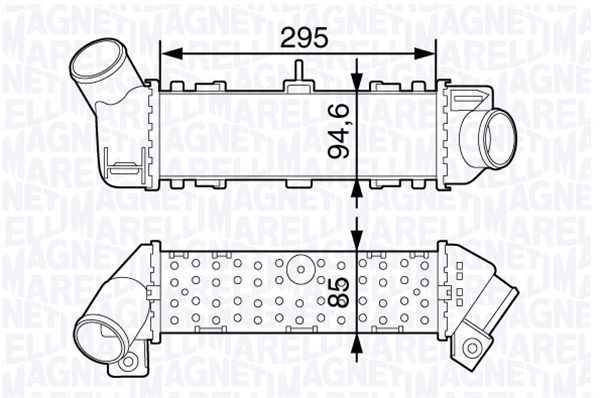 MAGNETI MARELLI Интеркулер 351319203260